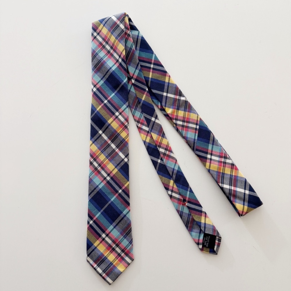 Bar III Plaid Slim Tie